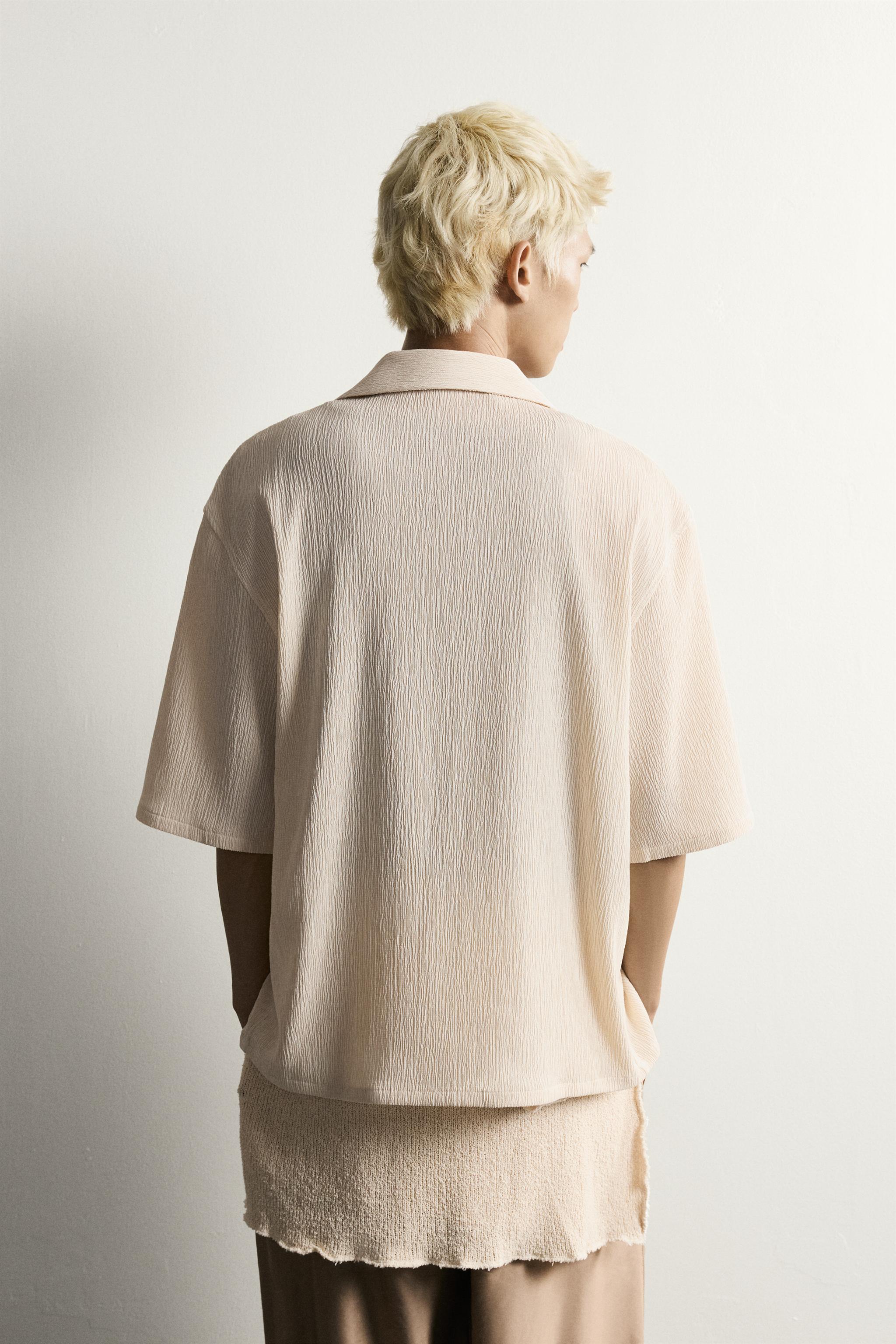 CHEMISE RELAXED FIT À RELIEF